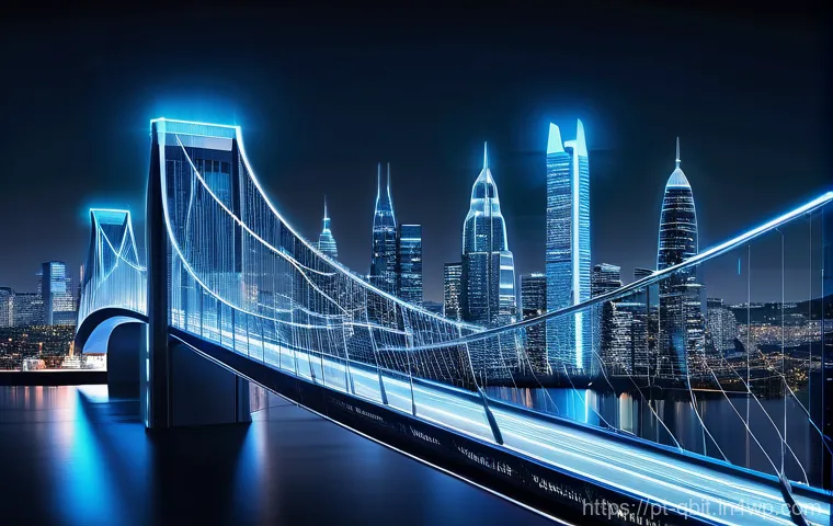 양자 암호화의 성과 및 한계 - **Prompt:** A visually stunning and futuristic representation of Quantum Key Distribution (QKD). Two...