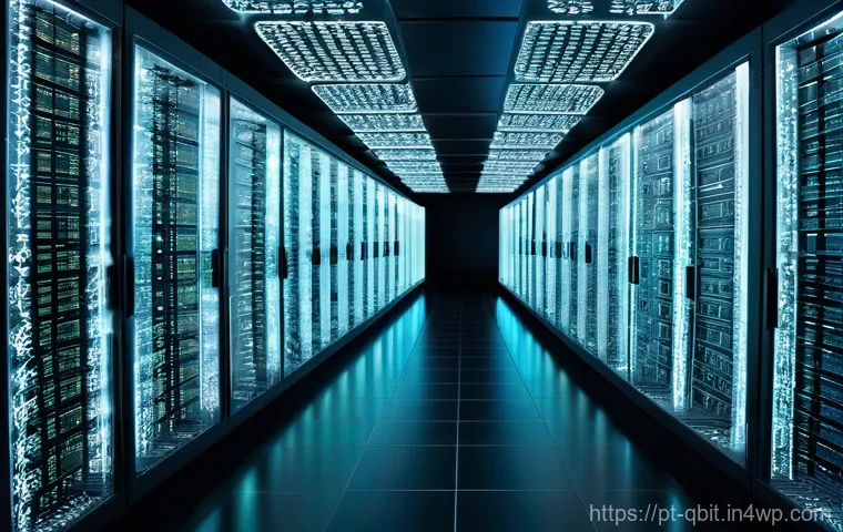 양자 암호화의 성과 및 한계 - **Prompt:** A powerful and symbolic image illustrating Post-Quantum Cryptography (PQC) as a "bridge"...